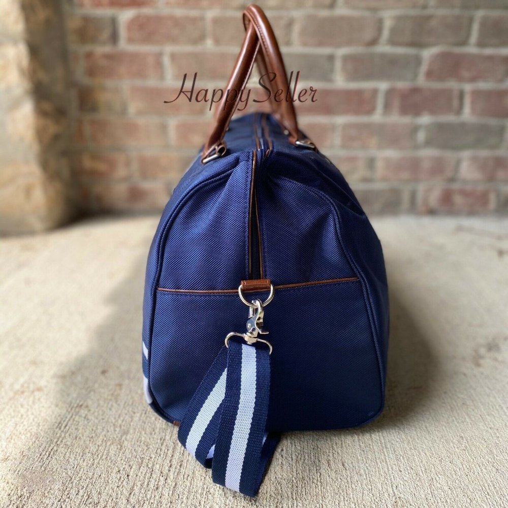 Ralph Lauren POLO Duffle Bag Gym Canvas Weekender Holdall Luggage Carryon New - Picture 5 of 8